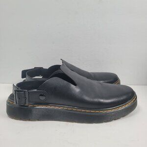 Dr. Martens Carlson Men's Black Leather Slip On Mules US Size 10